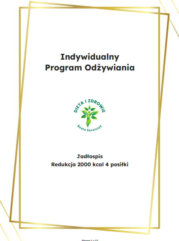 Jadłospis Zdrowa Redukcja 2000kcal - obrazek 3